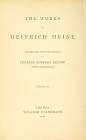 Heinrich; Leland Charles Godfrey [Hans Breitmann] (translator) Heine